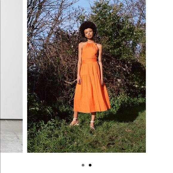 & OTHER STORIES X REJINA PYO
Mulberry Silk Halter Midi Dress - Picture 2 of 4